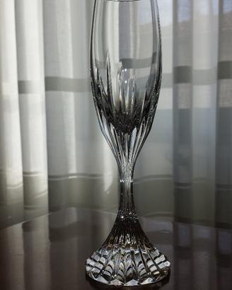 Baccarat "Massena", flute, vino rosso/bianco