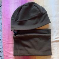 Cappellino + scaldacollo verdone militare