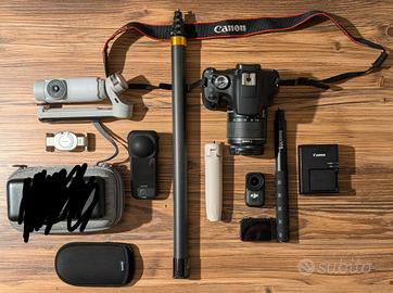 Kit Creator Definitivo Canon  Insta360 +  Dji