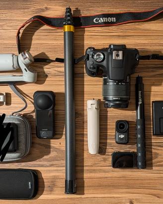 Kit Creator Definitivo Canon  Insta360 +  Dji