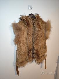 pelliccia gilet smanicata