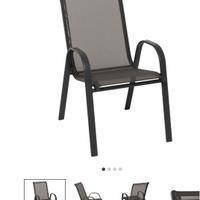 Sedie giardino antracite