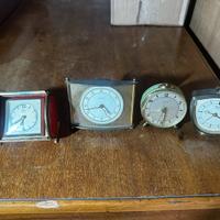Lotto 4 sveglie meccaniche