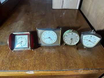 Lotto 4 sveglie meccaniche