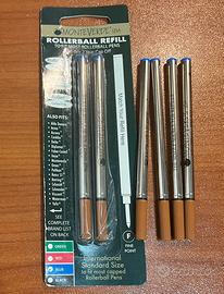 6 Refill Rollerball Monteverde – Punta Fine Blu