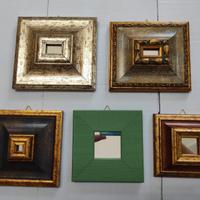 Pz 5 piccole specchiere nuove con specchio lotto 2