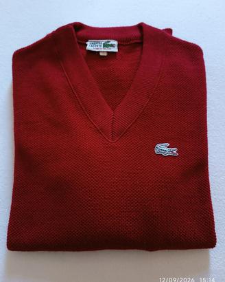 Lacoste maglione nuovo originale collo a V
