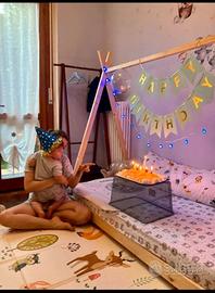 Letto Montessori 80x160 + Materasso NUOVO