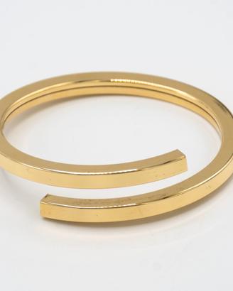 Bracciale oro giallo 18 kt rigido a contrariè D.58
