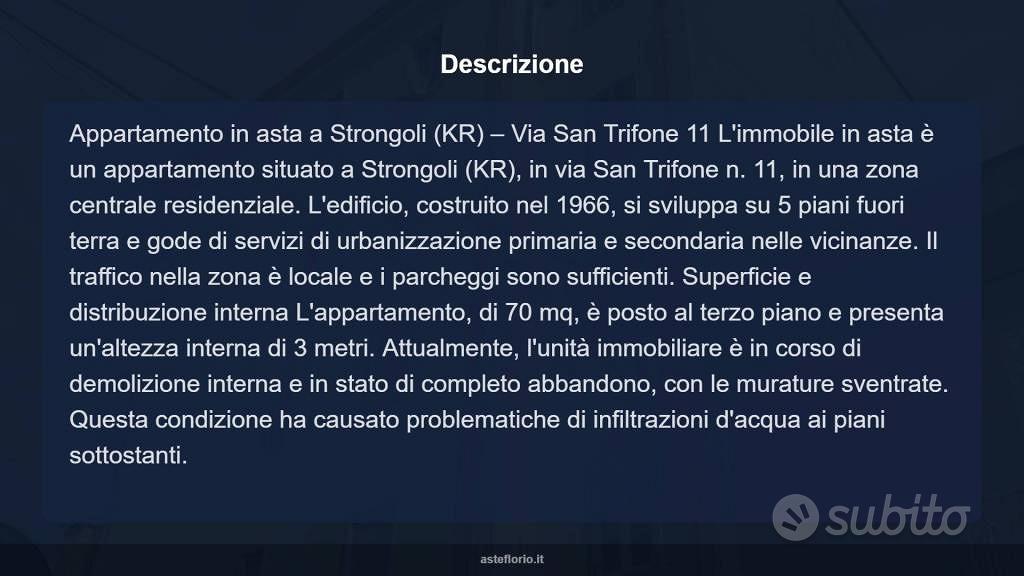 Appartamento – Strongoli, Crotone - Altro