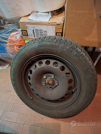 4 Ruote  complete con gomma per Volkswagen Polo