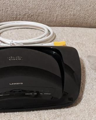 Cisco Linksys - Modem Router ADSL2+WIFI/LAN 802.11