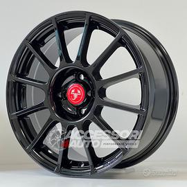 Cerchi in lega 16 Fiat 500 dedica Abarth ss Black