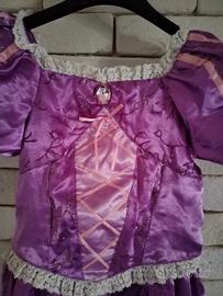 Disney Rapunzel vestito da Carnevale