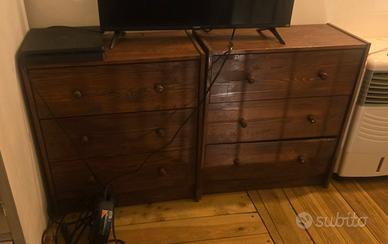 cassettiere in legno 
