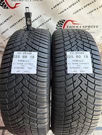 2 PNEUMATICI 225/60 R18 PIRELLI 4 STAGIONI 75%