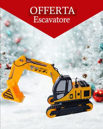 Escavatore giocattolo radiocomandato