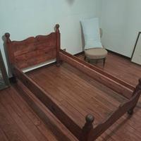 Letto in cirmolo con rete