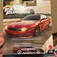 Hot wheels nissan 240 real rider modellino