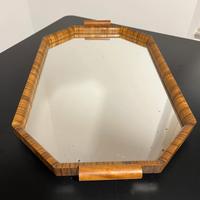 Vassoio anni 60 a specchio vintage