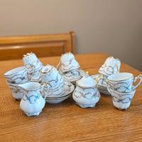 Set tazze Tè Konigl. Pr. Tettau Baveria - Porcella