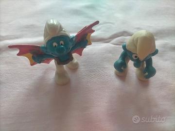2 Puffi Smurf vintage 