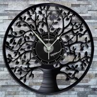 Orologio da Parete su Disco in Vinile da 33 Giri