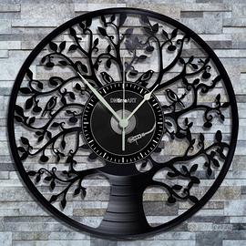 Orologio da Parete su Disco in Vinile da 33 Giri