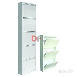 Scarpiera ribaltabile 3 ante in lamiera