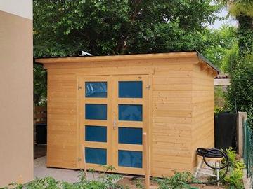 CASETTA DI LEGNO ZAMBEZI4 250x250X211H