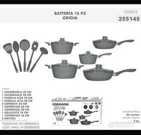 NUOVA BATTERIA 15 PEZZI 