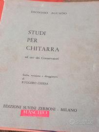 Studi per Chitarra - Aguado - Chiesa (1969) raro