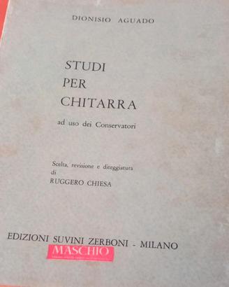 Studi per Chitarra - Aguado - Chiesa (1969) raro