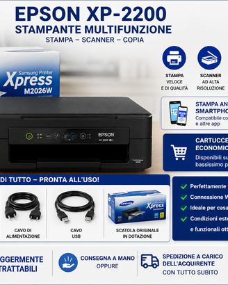 Stampante multifunzione Epson XP-2200 WiFi