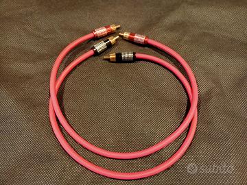 cavi di segnale rca stereo mt.o,50 hi fi coppia