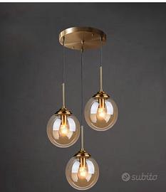 Lampadario 3 luci sospeso
