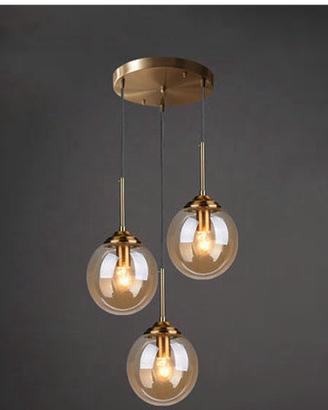Lampadario 3 luci sospeso