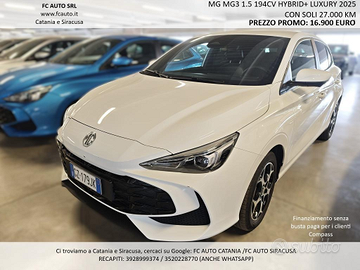 MG MG3 1.5 HYBRID+ LUXURY 194CV PARI AL NUOVO