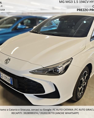 MG MG3 1.5 HYBRID+ LUXURY 194CV PARI AL NUOVO