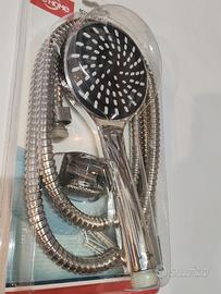 Kit doccetta + tubo flessibile, attacco universale