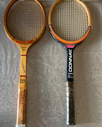 Racchette tennis vintage in legno