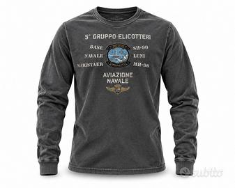 Maglia Manica Lunga Marina Militare Aviazione Nava
