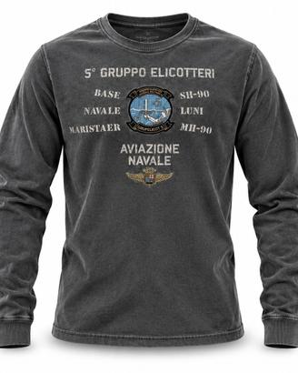 Maglia Manica Lunga Marina Militare Aviazione Nava