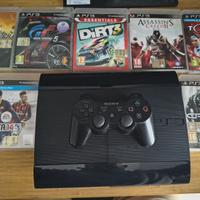 PS3 Super Slim 320GB  + 1 joypad + 7 Giochi