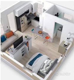 Loft con balcone / ostia