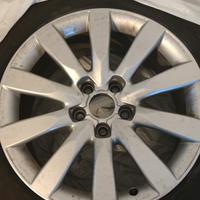 cerchi originali audi A4 17" 8k e gomme nuove