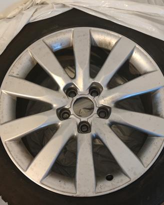 cerchi orig. audi A4 17" 8k e gomme 4 stag. nuove
