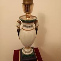 Lampada porcellana Mangani anni '80