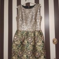 abito donna damascato