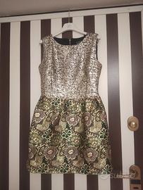 abito donna damascato